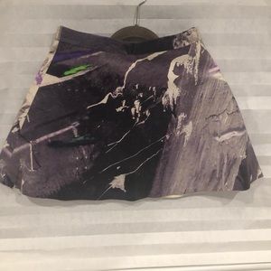 Unique Leather A mini skirt